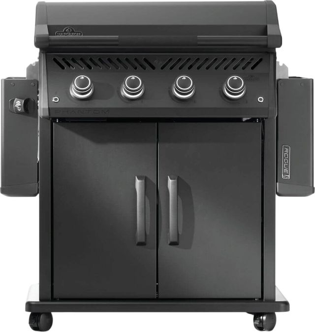 Napoleon Rogue® PRO Phantom 30 4-Burner Matte Black Natural Gas Outdoor Griddle-3