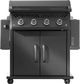 Napoleon Rogue® PRO Phantom 30 4-Burner Matte Black Natural Gas Outdoor Griddle-3