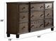 ACME Furniture Baudouin Weathered Oak Dresser-2
