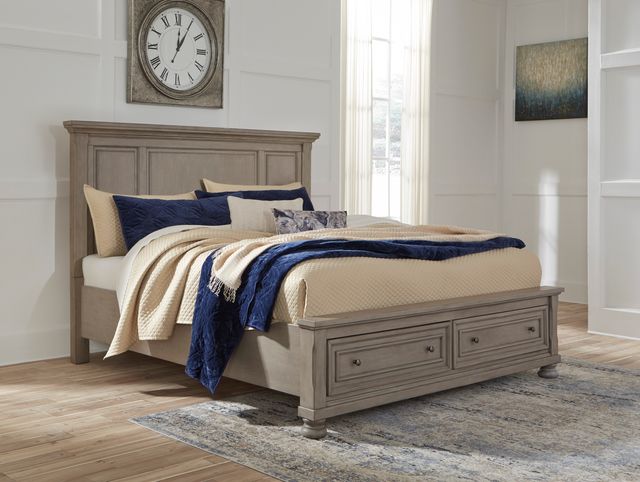 Signature Design by Ashley® Lettner Light Gray King/California King Sleigh Headboard-1