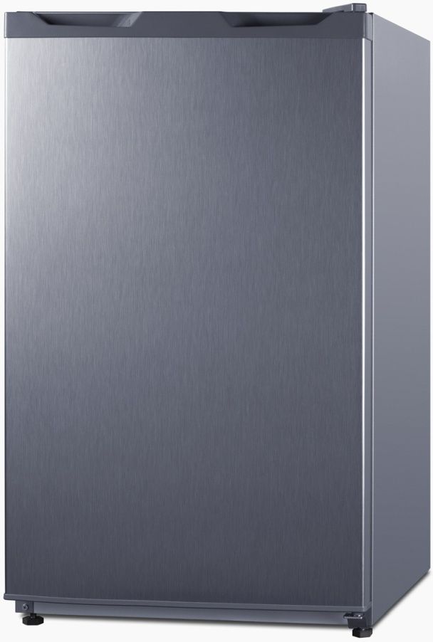 Summit® 19" 3.1 Cu. Ft. Stainless Steel Compact Refrigerator with a Freezer Compartment-1