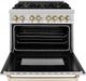 ZLINE Autograph Edition 36" Stainless Steel Pro Style Dual Fuel Range-1