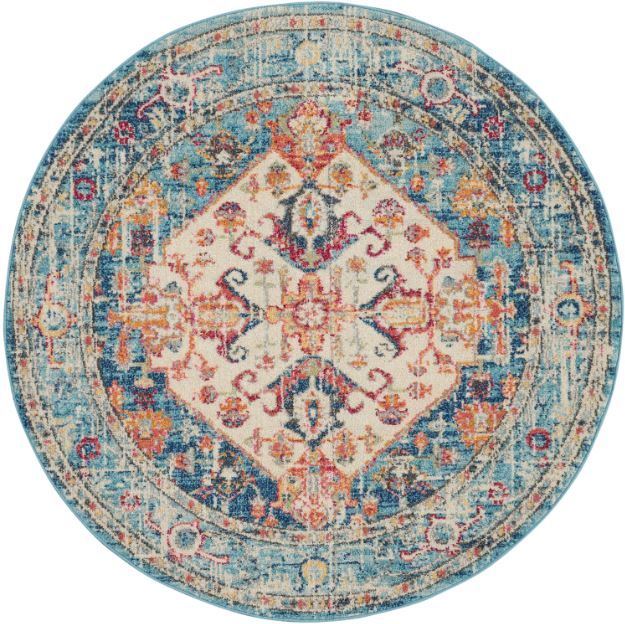 Nourison Home™ Passion 5' Round Style 8 Area Rug-0