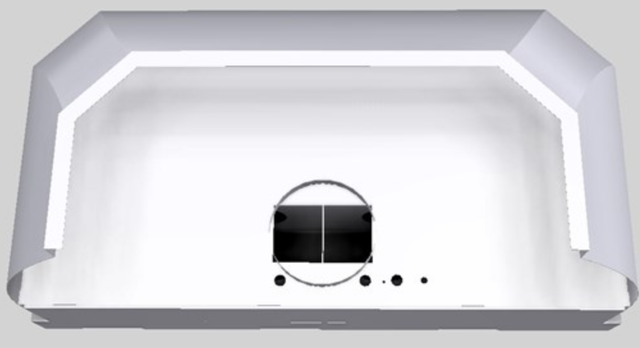 Vent-A-Hood® Designer Series 48" White Wall Mounted Range Hood-3