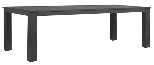 Sunset West Redondo Slate Metal Rectangular Outdoor Dining Table-0