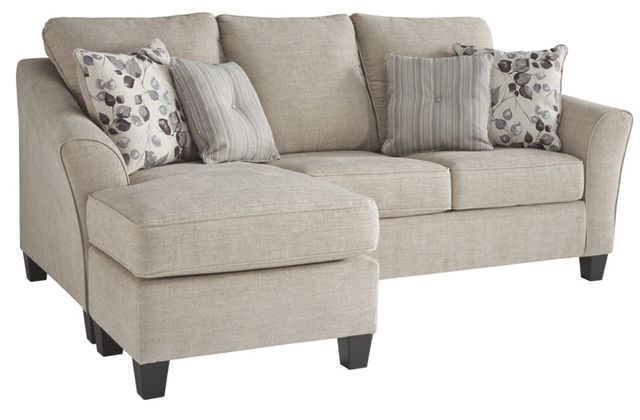 Benchcraft® Abney Driftwood Sofa Chaise Queen Sleeper-1