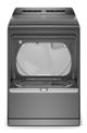 Whirlpool® 7.4 Cu. Ft. Chrome Shadow Front Load Gas Dryer-2