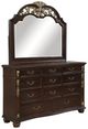 New Classic® Home Furnishings Maximus Madeira Dresser and Mirror Set-0