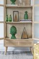 A & B Home Black/Brown Pyramid Table Decor-4