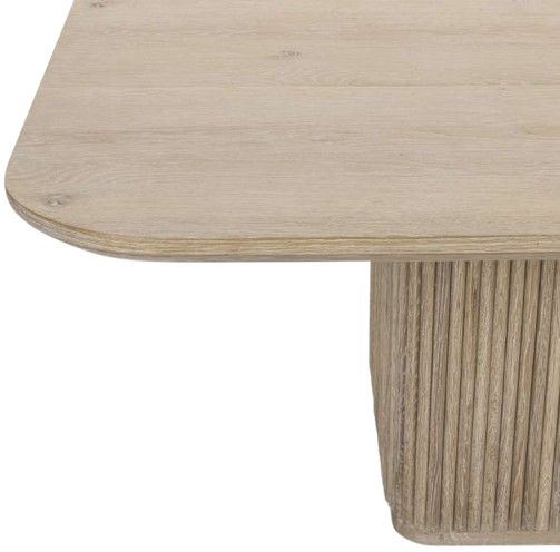 Classic Home Vander Cream Washed Square Dining Table-3