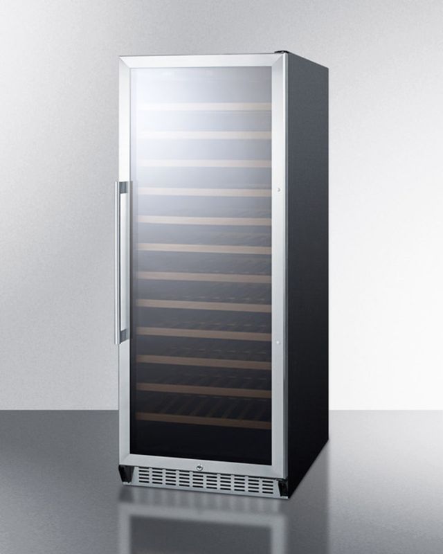 Summit® 24" Stainless Steel Wine Cooler-1