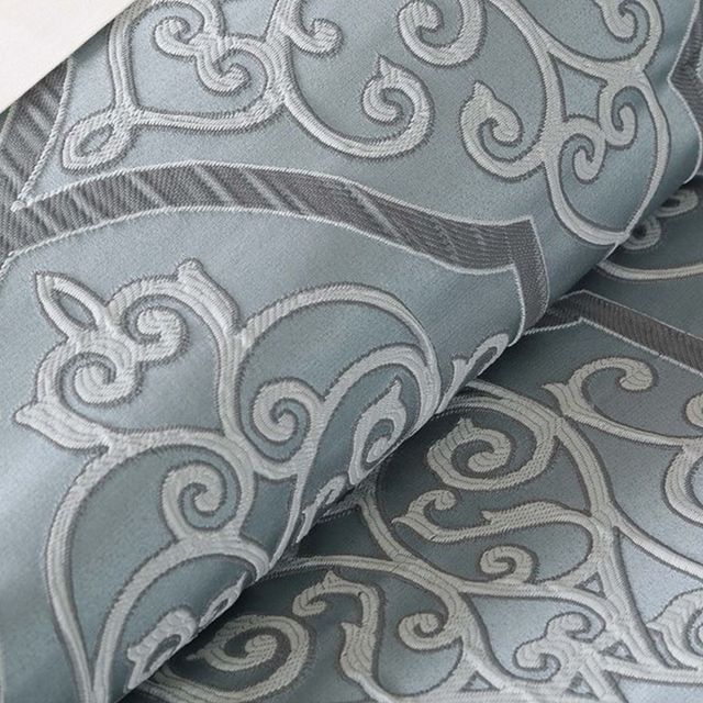 Olliix by Madison Park Lavine 12 Piece Blue King Complete Bed Set-2