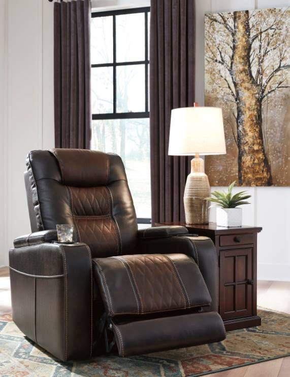 Signature Design by Ashley® Composer 3-Piece Brown Power Theater Seating Set-2