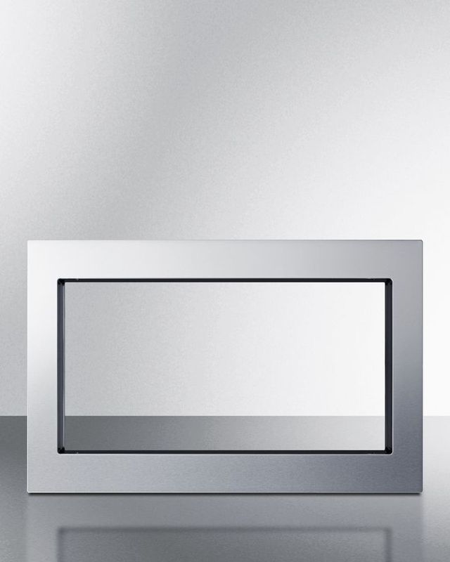Summit® 27" Stainless Steel Built-In Microwave Trim Kit-3