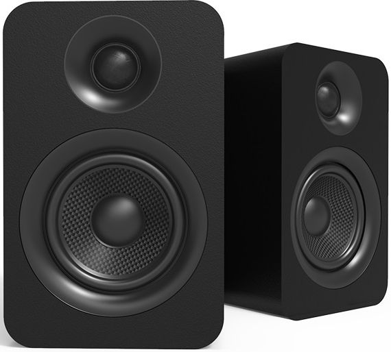 Kanto YU 4" Matte Black Bookshelf Speakers (Pair)-0