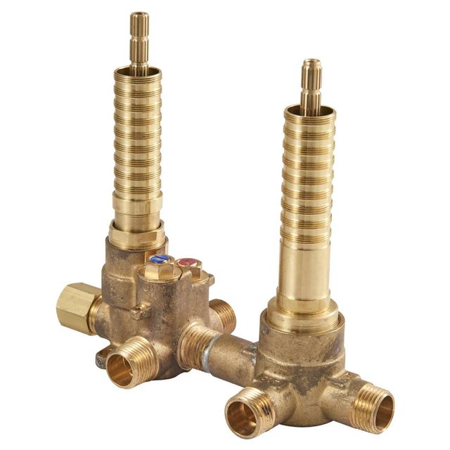 DXV 2-Handle Thermostatic Rough Valve with 2-Way Diverter Non-Shared Functions-2