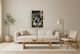 Classy Living Untamed Zebra on Flowers Wall Art-1