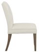 Fairfield® Customizable Entree Dining Camel Short Back Dining Chair with Mica Legs and Buttons-2