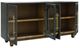 Stylecraft Americana Blue 4-Door Accent Cabinet-1