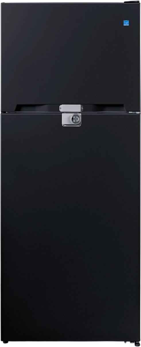 Summit® 28" 14.3 Cu. Ft. Black Counter Depth Top Freezer Refrigerator-0