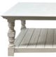 Million Dollar Rustic Cottage Frosted White Cocktail Table-1