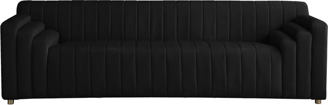 Meridian Furniture Naya Black Velvet Sofa-0