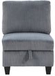 Homelegance® Walterboro Dark Gray 89'' Sofa with Storage and Charging Ports-4