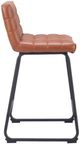 Zuo® Modern Pago Brown Counter Stool-1