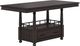 Bernards Bellamy Lane 5-Piece Beige/Brown Counter Dining Set-1
