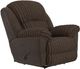 American Wholesale Furniture Shaggy Chocolate Manual Rocker Recliner-0