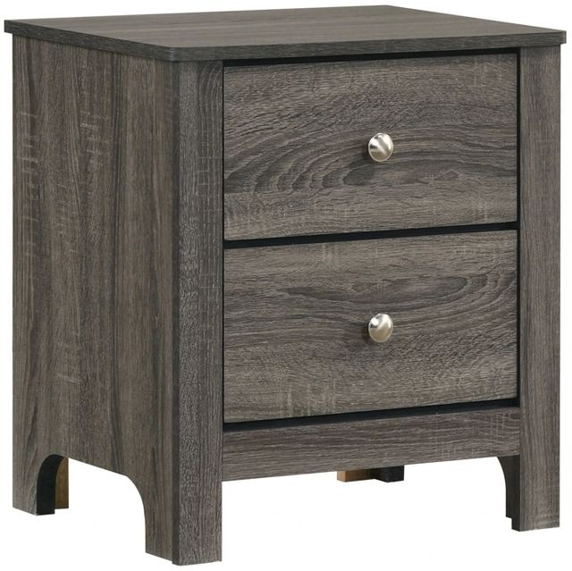 Elements International Sami Gray Youth Nightstand-0