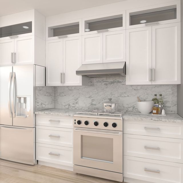 Faber Hoods Maestrale 10 Series 30" Stainless Steel High Wall Range Hood-3
