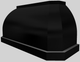 Vent-A-Hood® Designer Series 60" Black Wall Mounted Range Hood-2