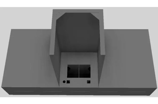 Vent-A-Hood® 48" Gunsmoke Contemporary Wall Mounted Range Hood-2