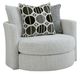 Albany Industries Shay Artic Upholstered Swivel Chair-0