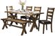 Mazin Furniture Sansa Black/Brown Side Dining Chair-3