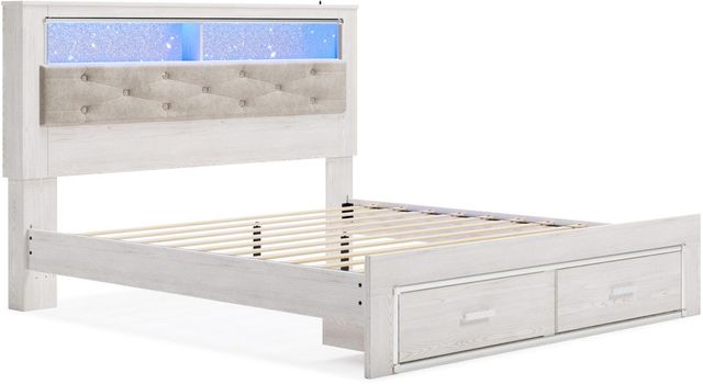Signature Design by Ashley® Altyra White King Panel Bookcase Headboard-3