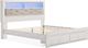 Signature Design by Ashley® Altyra White King Panel Bookcase Headboard-3