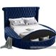 Meridian Furniture Luxus Navy Full Bed-2