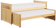 Homelegance® Bartly Natural Twin/Twin Trundle Bed-3
