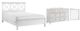 Bernards Nova II 3-Piece White Queen Panel Full Bedroom Set-0