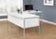 Monarch Specialties Inc. Silver/White 48" Computer Desk-2