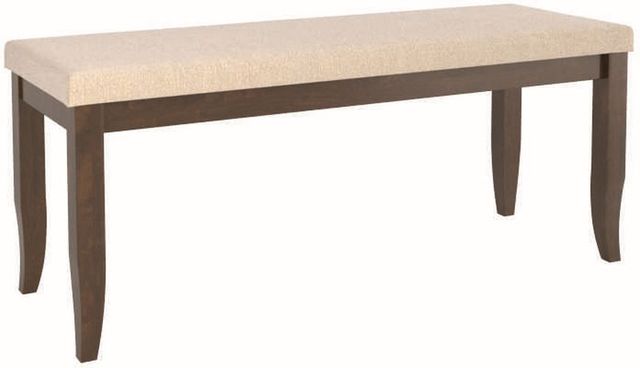 Canadel® Canadel Cognac Washed Upholstered Bench-0