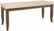 Canadel® Canadel Cognac Washed Upholstered Bench-0