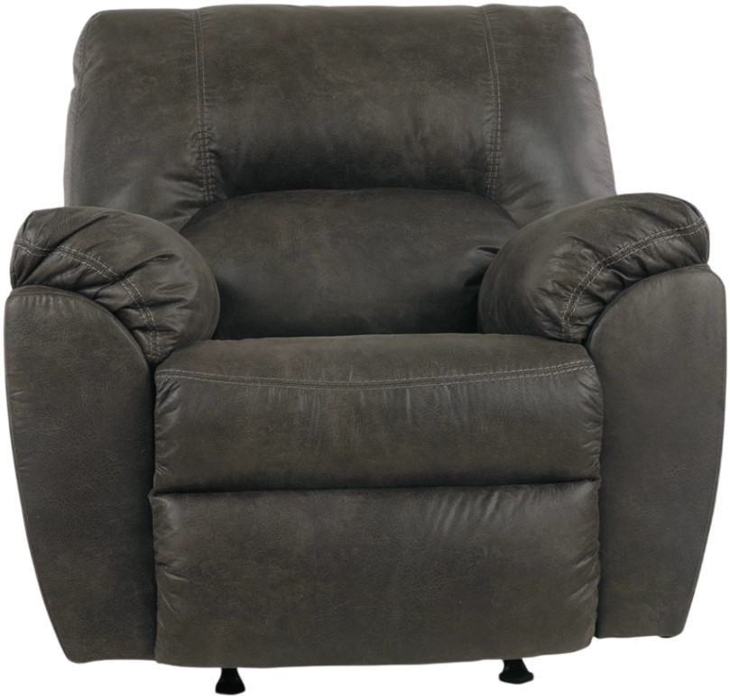 Signature Design by Ashley Tambo Pewter Rocker Recliner - Thumbnail 4