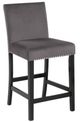 New Classic® Home Furnishings Celeste 5-Piece Espresso/Gray Counter Dining Table Set-2