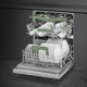Smeg 24" Silver Front Control Built-In Dishwasher-3