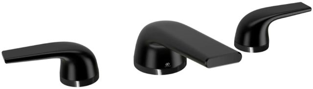 DXV Modulus Matte Black Widespread Two-Handle Bathroom Faucet with Lever Handles-0