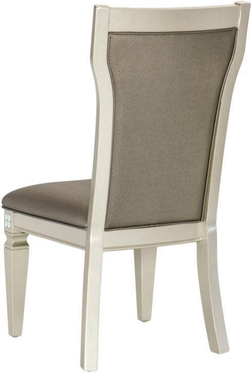 Mazin Furniture Juliette Champagne Dining Side Chair-3