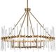 Uttermost® Crystal Warn Brass Chandelier-3